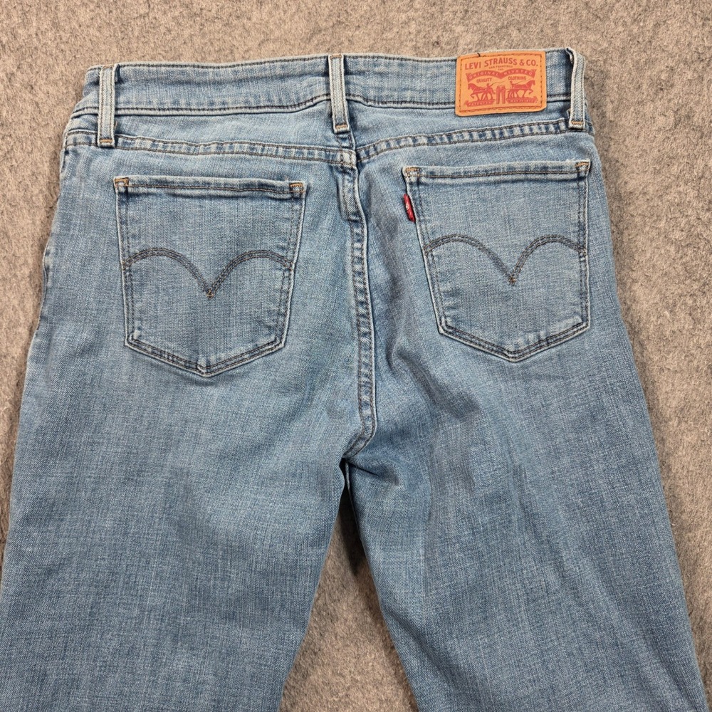 Levis 715 Bootcut Jeans Womens 28x29 Light Wash Denim Mid Rise 18885-0080 - Picture 2 of 12